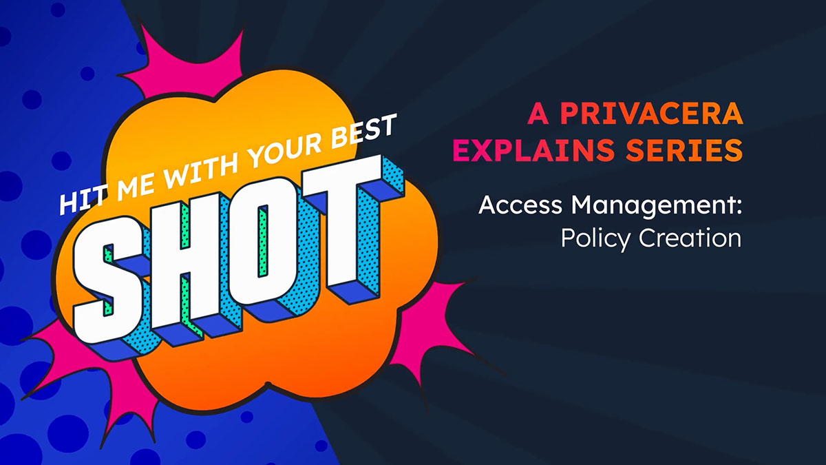 Access Management, Policy Creation Demo